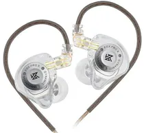 KZ Edx Pro X Fone In-Ear Sem Microfone – Transparente