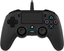 Controle Nacon Compact Wired Controller para PS4/PC - Preto (Caixa Feia)