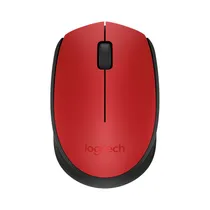 Mouse Logitech M170 Sem Fio - Vermelho