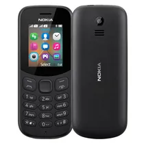 Celular Nokia 130 TA-1017 Dual Sim Tela 1.8" - Preto