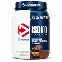 Iso 100 Whey Hidrolizado Dymatize - Fudge Brownie 660G