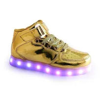 Tênis LED Gati TXL-31 Dourado N.24