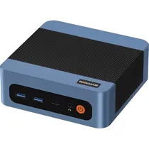 Mini PC Bosgame E5 Plus R3-5400U 4.0GHZ/ 8GBD4/ 256SSD/ 4USB/ HDMI/ DP/ 2LAN/ Type-C/ BT/ Wifi/ Blu/ BK