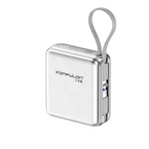 Cargador Port Power Bank Konfulon A79Q 10000 PD22.5W c/Cable USB-C/Lightning