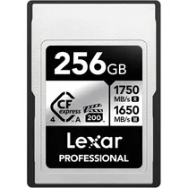 Memória Cfexpress 4.0 Lexar Professional Silver Tipo A 1750-1650 MB/s 256 GB (LCAEXS4256G-Rneng)