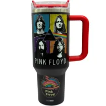 Copo Termico Weedoo Pink Floyd 1.2L com Canuto - Black/Red