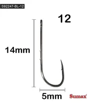 Sumax Anzuelo S92247-BL Acero Inoxidable 12" Plateado