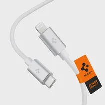 Spigen Cable PB2101 USB-C A Lightning ACA04193 1.2M White