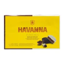 Alfajor Havanna Misto Cobertura Chocolate Branco e Chocolate Preto com Recheio de Doce de Leite Caixa c/ 12X55G