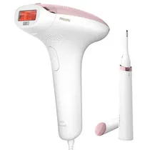 Depilador A Laser Philips Lumea Ipl 7000 BRI920 Bivolt + Aparador Facial - Branco/Rosa