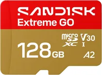 Memória Micro SDXC Uhs-I Sandisk Extreme Go 128GB 240MB/s