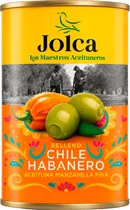 Azeitona Verde Recheada com Pimenta Habanero Jolca - 300G