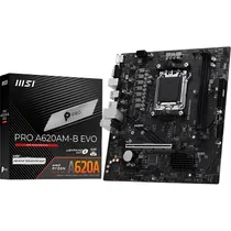 Placa-Mãe MSI Pro A620AM-B Evo AM5 DDR5 Micro ATX