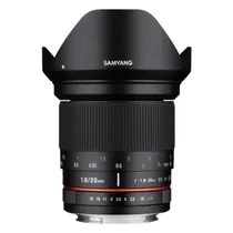 Lente Samyang Nikon MF DSLR 20MM F/1.8 Ae FF