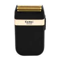Kemei KM-2024 Barbeador Elétrico para Homens Gêmeos Lâmina Reciprocação À Prova D 'Água Sem Fio de B