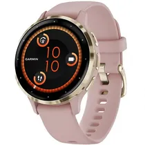 Relógio Garmin Venu 3S 010-02785 com GPS/Wi-Fi - Rosa/Dourado