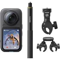 Pacote de Motocicleta Câmara de Ação INSTA360 X6 8K - Preto
