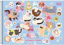 Caderno Tilibra Cartografia e Desenho 80F Hug Me
