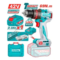 Parafusadeira/ Furadeira À Bateria Total TIDLI426981 – Sem Impacto / 42V / 2AH / 1 Bateria Inclusa