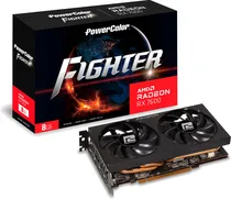 Placa de Vídeo Powercolor RX7600 Fighter 8GB/GDDR6/2655MHZ/2FAN