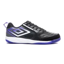 Chuteira Futsal Umbro Pro 5 Bump Preto com Roxo 11