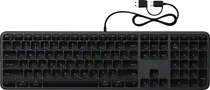 Teclado Satechi ST-KULX3C-En Slim LX3 Wired Keyboard Black (Inglês)