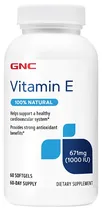 GNC Vitamin e 671MG (1000 Iu) 60 Softgles