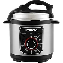 Panela de Pressão Elétrica Itatiaia PPESS2003 900 W 220V - Prata/Preto 5L