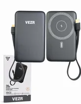 Bateria Externa (10000MAH) Vezr VP04 Negro 20W