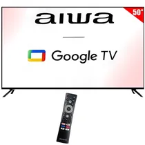 Smart TV LED 50" Aiwa AW50FHD Full HD Google TV Wi-Fi/Bluetooth com Conversor Digital
