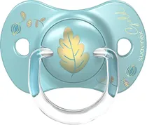 Suavinex Nuery Chupete Fisiologico 6/18M Premium Gold Poliamida 6-18M Azul