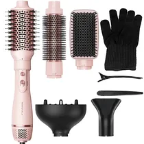 Escova Elétrica Wavytalk 639S Air Sculp 5 En 1 com 900 Watts 220 - 240V ~ 50/60 HZ- Rosa