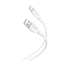 Cabo Xo NB212 Type-C/USB-A 2.1A/1M - Branco
