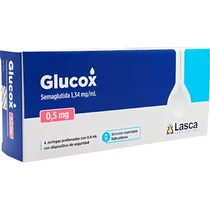 Med. Semaglutida Glucox 0,5 MG X 4 Jeringas