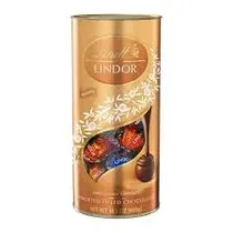 Lindt Lindor Chocolate Surtido Lata Dorada 30 PZS 400GR