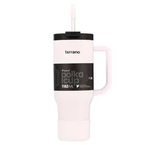 Copo Térmico Terrano Polkacup 1183ML - Branco