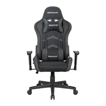 Cadeira Gamer Max Racer Aggressive de Tecido - Black