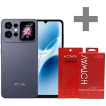 Smartphone Hotwav X100 Se DS Lte 4/64GB 6.75" 13/5MP Con Funda Y Protector de Pantalla - Gray