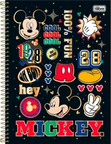 Caderno Universitariotilibra Mickey Maouse 30818 - 160 Folhas