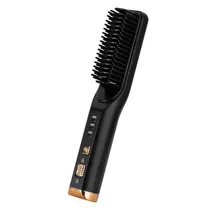 Escova Alisadora Onida ON-486 - 18W - Recarregável - Preto e Bronze