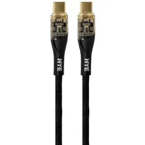 Cabo USB-C Hye HYEA5CC 1 Metro - Preto