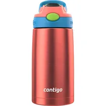 Garrafa Térmica Contigo Kids Aubrey Autospout - Coral/Blue Poppy 384ML