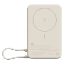 Carregador Portátil Xiaomi Magnetic Power Bank BHR08PBGL 10000MAH - Bege