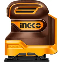 Lixadeira de Folha Sem Fio Ingco CSHLI20141 - 12000RPM - 220V 50/60HZ - Marrom e Laranja
