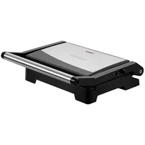 Sanduicheira e Grill Itatiaia Essencial GRESS1005 1.000 Watts 127V ~ 60 HZ - Preta/Prata