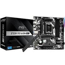 Placa Mãe Asrock B760M Pro-A/D4 Wi-Fi Socket LGA 1700 / DDR4