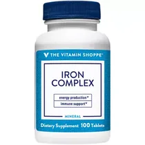 The Vitamin Shoppe Iron Complex 100 Tablets