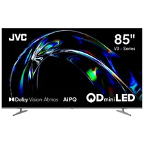 TV Smart Mini-LED JVC QD LT-85KM958 85" 4K Uhd Google TV - Preto
