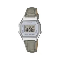 Relogio Casio Vintage LA680WEL-8A2DF Digital - Grey Leather