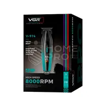 Cortador de Cabelo VGR 974 Trimmer Verde